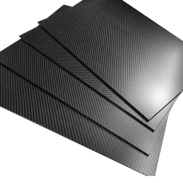Плита карбонова 2 мм 1000х600 мм, 3K Twill CF21060 фото